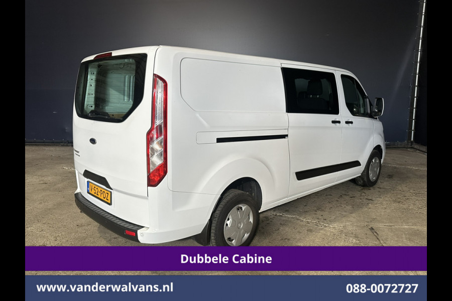 Ford Transit Custom 2.0 TDCI 130pk L2H1 Dubbele Cabine Euro6 inrichting | Airco | 6-Zits | LED | Cruisecontrol | Parkeersensoren Achterklep, 2800kg Trekvermogen