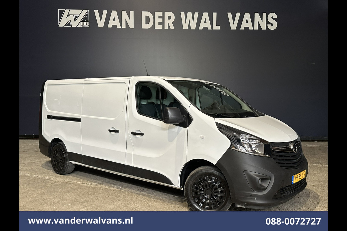 Opel Vivaro 1.6 CDTI 126pk L2H1 Euro6 Airco | Camera | Navigatie | Trekhaak | LED | Cruisecontrol Parkeersensoren, Bijrijdersbank