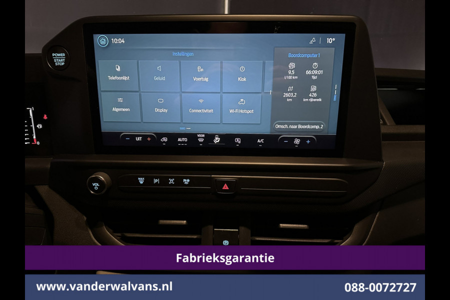 Ford Transit Custom 2.0 TDCI 111pk L1H1 Fabrieksgarantie Euro6 Airco | Camera | Apple Carplay | LED | Cruisecontrol Android Auto, Verwarmde voorruit, Parkeersensoren, Bijrijdersbank