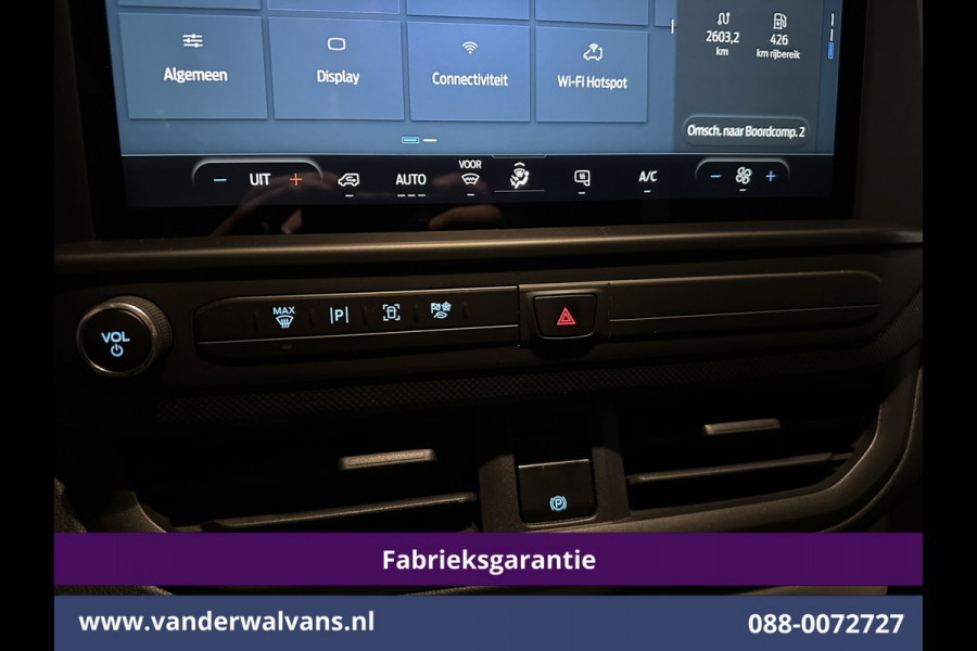 Ford Transit Custom 2.0 TDCI 111pk L1H1 Fabrieksgarantie Euro6 Airco | Camera | Apple Carplay | LED | Cruisecontrol Android Auto, Verwarmde voorruit, Parkeersensoren, Bijrijdersbank