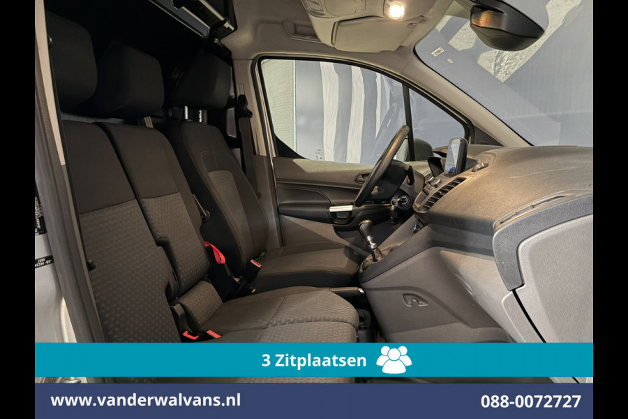 Ford Transit Connect 1.5 EcoBlue L2H1 Euro6 Airco | 3-Zits | Camera | Navigatie | Trekhaak | Verwarmde voorruit Parkeersensoren, Bijrijdersbank