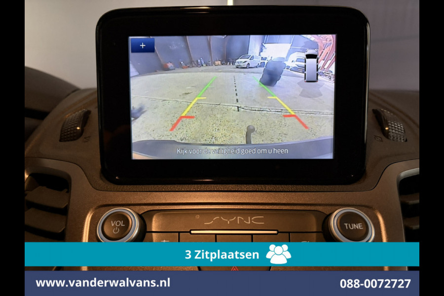 Ford Transit Connect 1.5 EcoBlue L2H1 Euro6 Airco | 3-Zits | Camera | Navigatie | Trekhaak | Verwarmde voorruit Parkeersensoren, Bijrijdersbank
