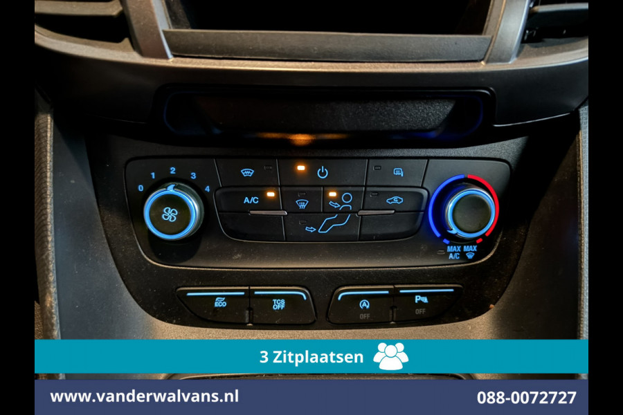 Ford Transit Connect 1.5 EcoBlue L2H1 Euro6 Airco | 3-Zits | Camera | Navigatie | Trekhaak | Verwarmde voorruit Parkeersensoren, Bijrijdersbank