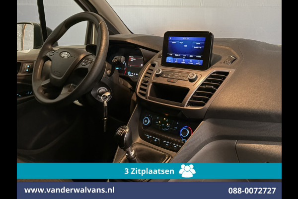 Ford Transit Connect 1.5 EcoBlue L2H1 Euro6 Airco | 3-Zits | Camera | Navigatie | Trekhaak | Verwarmde voorruit Parkeersensoren, Bijrijdersbank