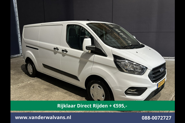 Ford Transit Custom 2.0 TDCI 130pk L2H1 *Rijklaar Direct Rijden* Euro6 Airco | Camera | LED | Cruisecontrol | Stoelverwarming Verwarmde voorruit, Parkeersensoren, Bijrijdersbank, 2800kg trekvermogen