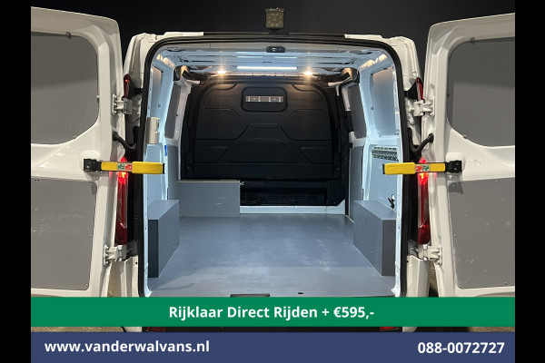 Ford Transit Custom 2.0 TDCI 130pk L2H1 *Rijklaar Direct Rijden* Euro6 Airco | Camera | LED | Cruisecontrol | Stoelverwarming Verwarmde voorruit, Parkeersensoren, Bijrijdersbank, 2800kg trekvermogen