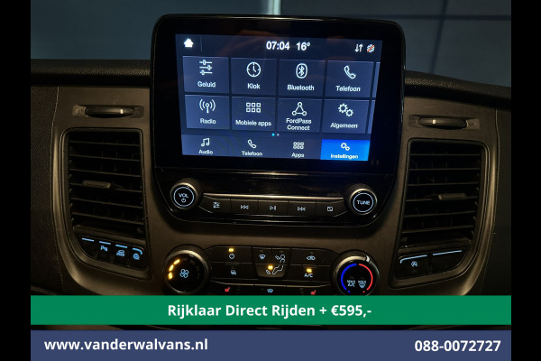 Ford Transit Custom 2.0 TDCI 130pk L2H1 *Rijklaar Direct Rijden* Euro6 Airco | Camera | LED | Cruisecontrol | Stoelverwarming Verwarmde voorruit, Parkeersensoren, Bijrijdersbank, 2800kg trekvermogen