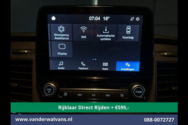 Ford Transit Custom 2.0 TDCI 130pk L2H1 *Rijklaar Direct Rijden* Euro6 Airco | Camera | LED | Cruisecontrol | Stoelverwarming Verwarmde voorruit, Parkeersensoren, Bijrijdersbank, 2800kg trekvermogen