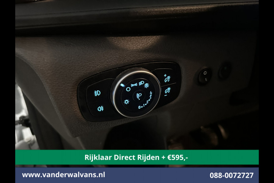 Ford Transit Custom 2.0 TDCI 130pk L2H1 *Rijklaar Direct Rijden* Euro6 Airco | Camera | LED | Cruisecontrol | Stoelverwarming Verwarmde voorruit, Parkeersensoren, Bijrijdersbank, 2800kg trekvermogen
