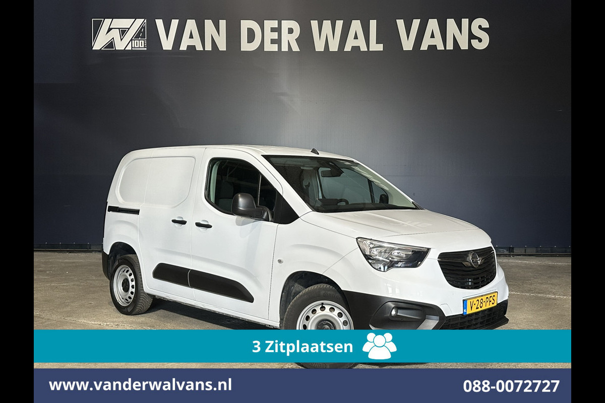 Opel Combo 1.5D 131pk Automaat L1H1 Euro6 Airco | 3-Zits | Camera | Apple Carplay | Cruisecontrol Android Auto, Parkeersensoren, Bijrijdersbank
