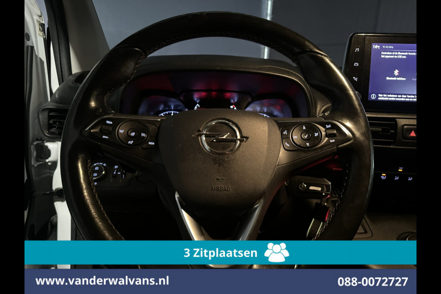 Opel Combo 1.5D 131pk Automaat L1H1 Euro6 Airco | 3-Zits | Camera | Apple Carplay | Cruisecontrol Android Auto, Parkeersensoren, Bijrijdersbank