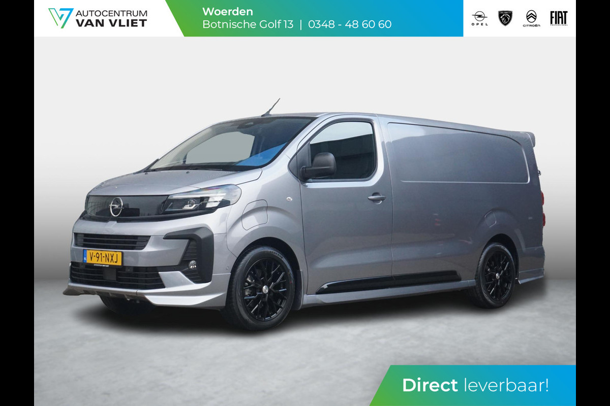 Opel Vivaro-e L3 75 kWh | STX Sport | Lederen bekleding | Spoilerpakket | 18 inch Lichtmetalen velgen | Rondom Camera's | Mooiste bus van NL (!)