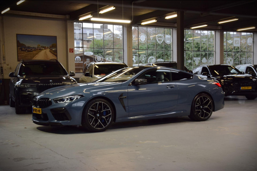 BMW 8 Serie M8 Coupe Competition Carbon Pak.|ACC|B&W|Dealer onderhouden|626pk!!|BTW
