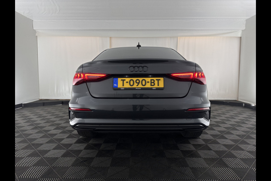 Audi A3 Limousine 30 TFSI Advanced edition (INCL.BTW) Aut. *FULL-LED | ADAPTIVE-CRUISE | DIGI-COCKPIT | SPORT-SEATS | NAVI-FULLMAP | PRIVACY-GLASS | SHIFT-PADDLES | DAB | ECC | PDC | 19''ALU*