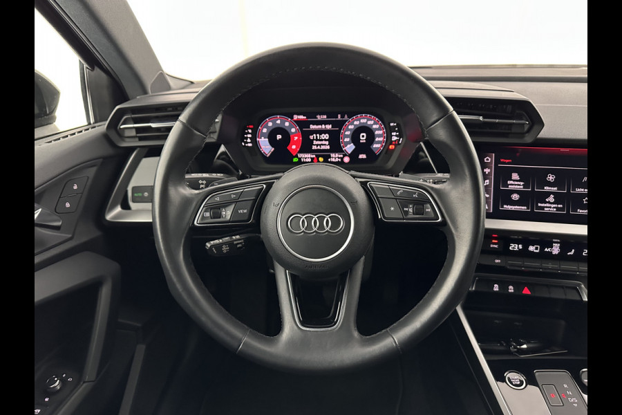 Audi A3 Limousine 30 TFSI Advanced edition (INCL.BTW) Aut. *FULL-LED | ADAPTIVE-CRUISE | DIGI-COCKPIT | SPORT-SEATS | NAVI-FULLMAP | PRIVACY-GLASS | SHIFT-PADDLES | DAB | ECC | PDC | 19''ALU*