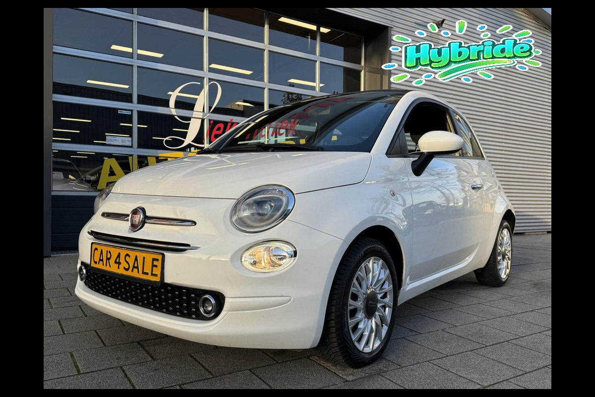 Fiat 500C CABRIO 1.0 Hybride Lounge - Navigatie! / Apple Carplay I Airco I PDC I Sport velgen I Dealer onderhouden