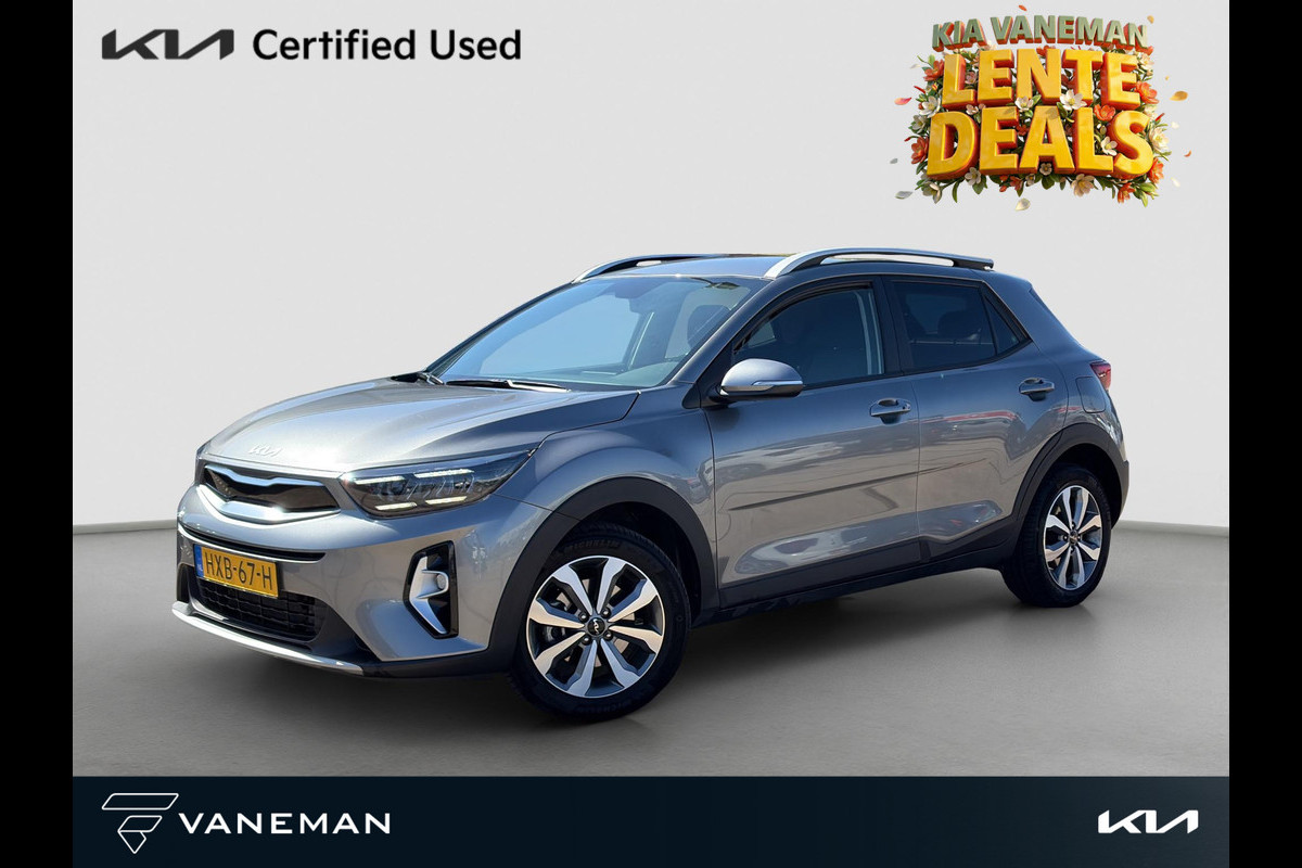 Kia Stonic 1.0 T-GDi MHEV DynamicPlusLine Automaat Stoel- en stuurverwarming | Cruise | Navi | Privacy Glass | Camera |
