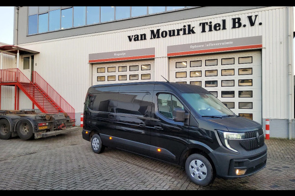 Renault Master 150.35 L3H2 - V-10-KNG - GESLOTEN ZWART METALLIC - 2x ZIJSCHUIFDEUR - TREKHAAK - EURO 6 - BPM VRIJ!