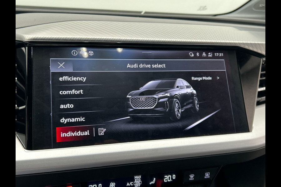 Audi Q4 Sportback e-tron 40 S edition 77 kWh | SOH 96% | Adapt.Cruise/Control | Leder | Virtual | Camera