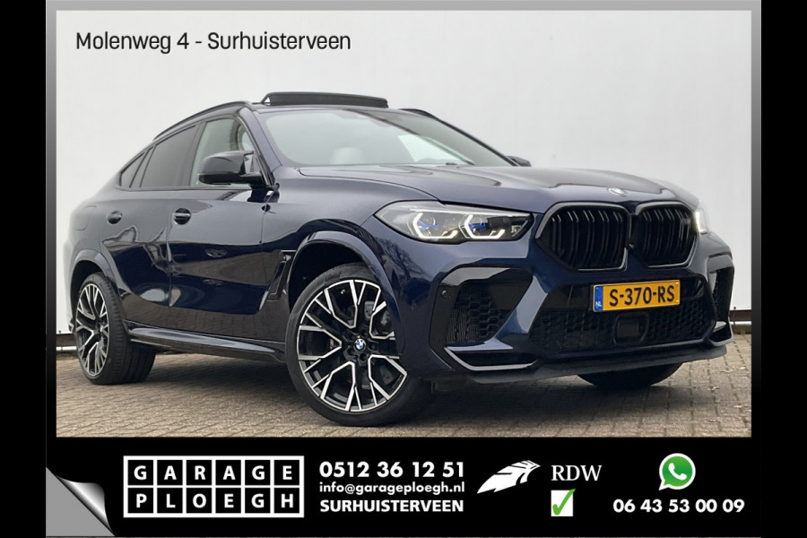 BMW X6 M Competition 626PK BTW Bowers&Wilkins Tanzanite Nachtzicht Massage Stoelverw+Koeling Trekhaak
