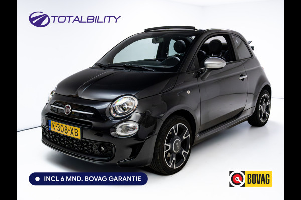 Fiat 500C 1.0 Hybrid Rockstar | Beats audio | Climate control | Cruise | Electrische cabrio kap | Apple Carplay, Android auto | PDC achter, Electrische ramen voor