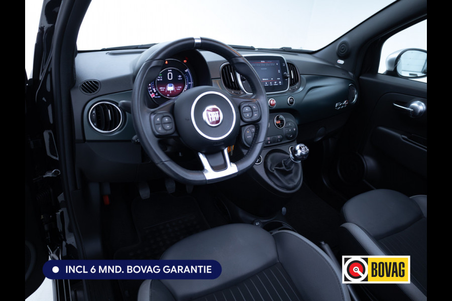Fiat 500C 1.0 Hybrid Rockstar | Beats audio | Climate control | Cruise | Electrische cabrio kap | Apple Carplay, Android auto | PDC achter, Electrische ramen voor