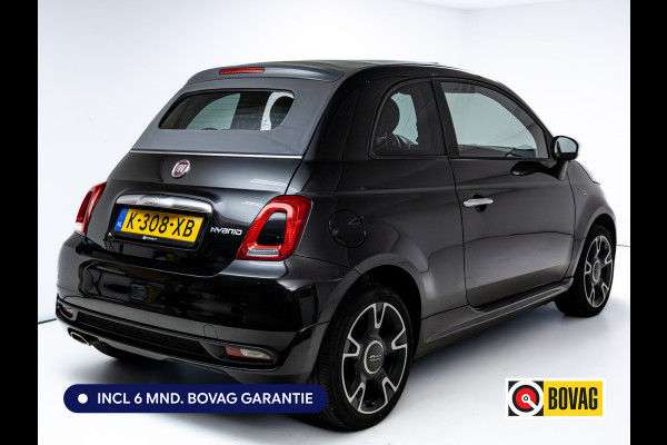 Fiat 500C 1.0 Hybrid Rockstar | Beats audio | Climate control | Cruise | Electrische cabrio kap | Apple Carplay, Android auto | PDC achter, Electrische ramen voor