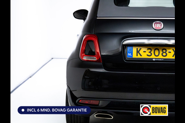 Fiat 500C 1.0 Hybrid Rockstar | Beats audio | Climate control | Cruise | Electrische cabrio kap | Apple Carplay, Android auto | PDC achter, Electrische ramen voor