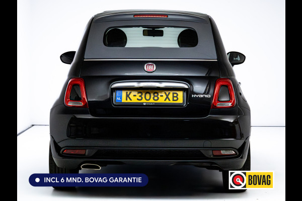 Fiat 500C 1.0 Hybrid Rockstar | Beats audio | Climate control | Cruise | Electrische cabrio kap | Apple Carplay, Android auto | PDC achter, Electrische ramen voor