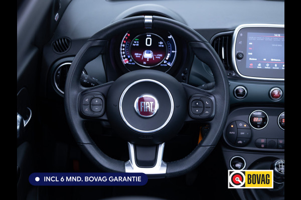 Fiat 500C 1.0 Hybrid Rockstar | Beats audio | Climate control | Cruise | Electrische cabrio kap | Apple Carplay, Android auto | PDC achter, Electrische ramen voor