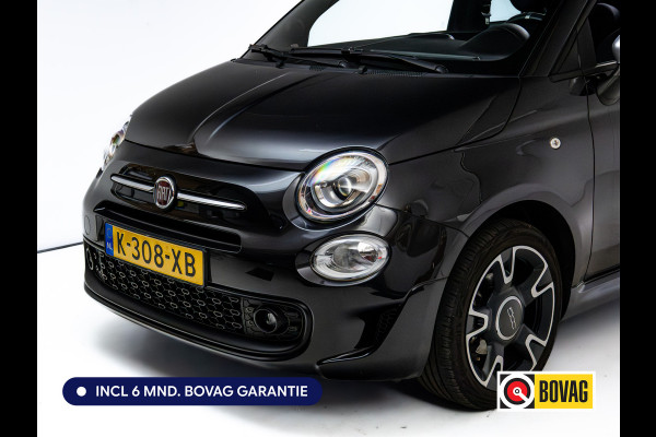 Fiat 500C 1.0 Hybrid Rockstar | Beats audio | Climate control | Cruise | Electrische cabrio kap | Apple Carplay, Android auto | PDC achter, Electrische ramen voor