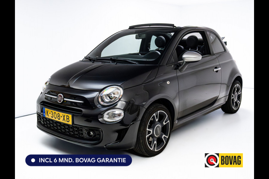 Fiat 500C 1.0 Hybrid Rockstar | Beats audio | Climate control | Cruise | Electrische cabrio kap | Apple Carplay, Android auto | PDC achter, Electrische ramen voor