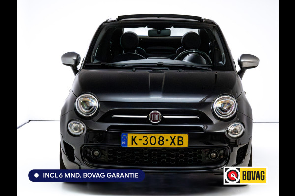 Fiat 500C 1.0 Hybrid Rockstar | Beats audio | Climate control | Cruise | Electrische cabrio kap | Apple Carplay, Android auto | PDC achter, Electrische ramen voor