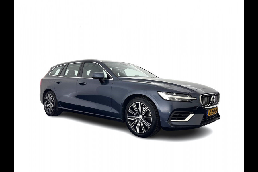 Volvo V60 2.0 T8 Recharge AWD Inscription (INCL.BTW) Aut. *LEATHER | FULL-LED | ADAPTIVE-CRUISE | MEMORY-PACK | KEYLESS | BLINDSPOT | TOP-VIEW | DIGI-COCKPIT | LANE-ASSIST | NAVI-FULLMAP | TOWBAR | HEATED-SEATS | ECC | PDC | DAB | 18