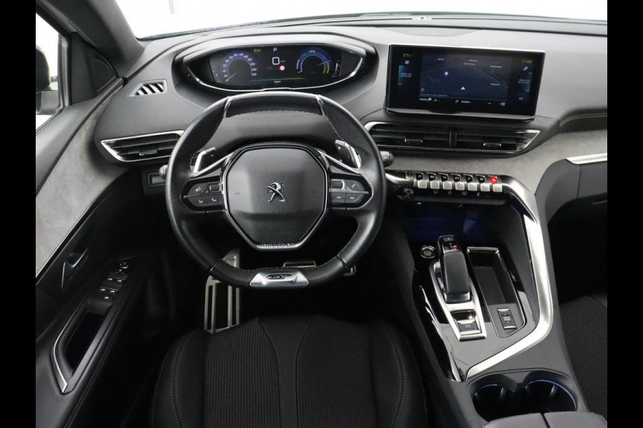 Peugeot 3008 1.6 HYbrid 225 GT Line | SOH 89% | Adaptive cruise | Half leder | Camera | Navigatie | Carplay | Dodehoek detectie | Digital Cockpit | Climate control | Bluetooth | PHEV | Plug In