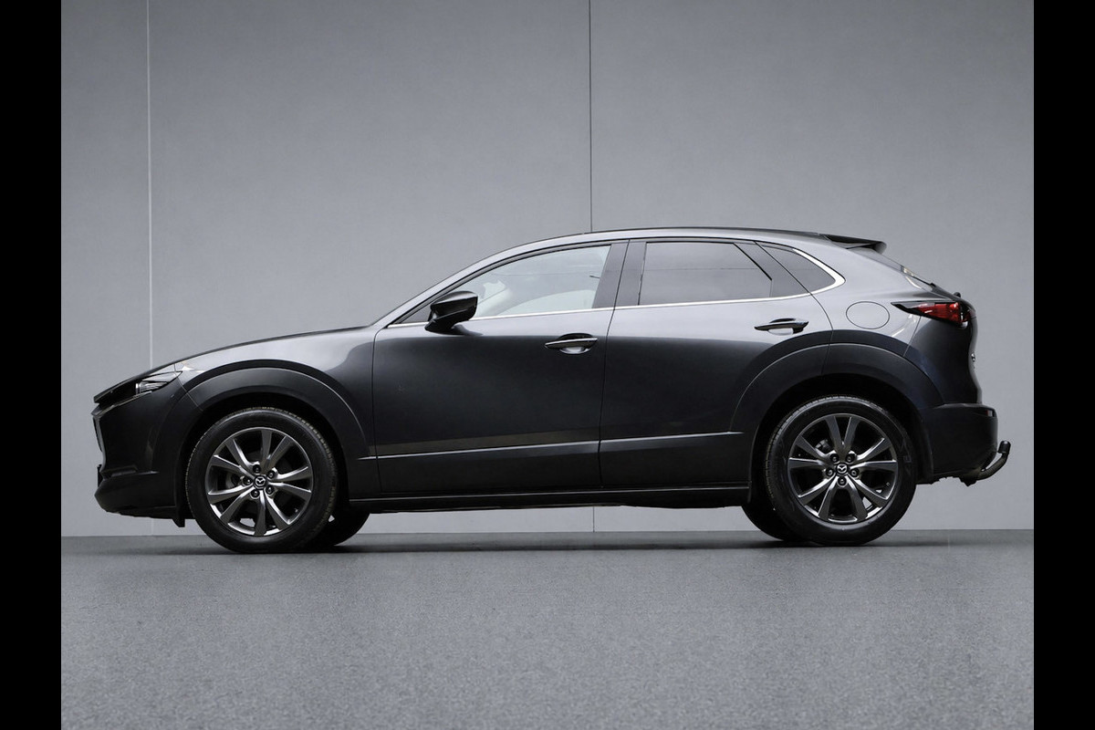 Mazda CX-30 2.0 e-SkyActiv-X M Hybrid Luxury Sport (SCHUIFDAK,APPLE CARPLAY,CAMERA,NAVI,STOEL/STUUR VERWARMING,GETINT,LEDER,LED)