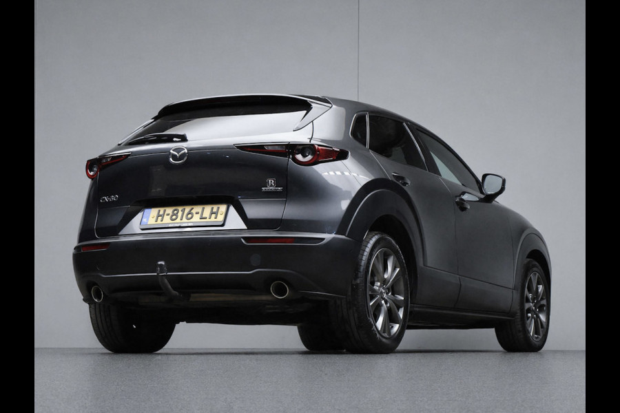 Mazda CX-30 2.0 e-SkyActiv-X M Hybrid Luxury Sport (SCHUIFDAK,APPLE CARPLAY,CAMERA,NAVI,STOEL/STUUR VERWARMING,GETINT,LEDER,LED)