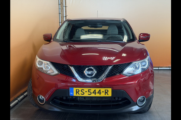 Nissan QASHQAI 1.2 Acenta lage km stand! | lmv 18 inch | leer/alcantara | trekhaak | cruise control