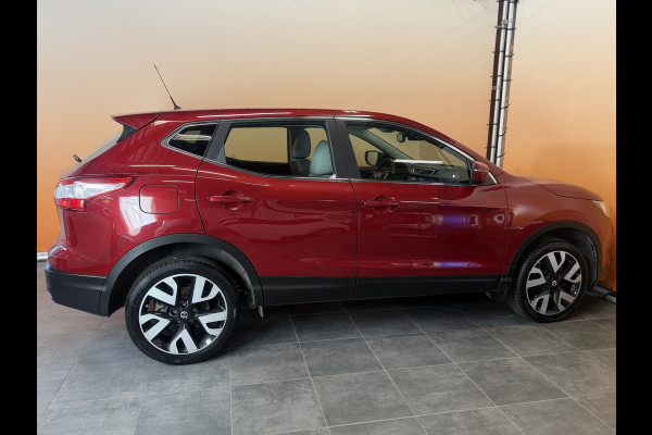 Nissan QASHQAI 1.2 Acenta lage km stand! | lmv 18 inch | leer/alcantara | trekhaak | cruise control