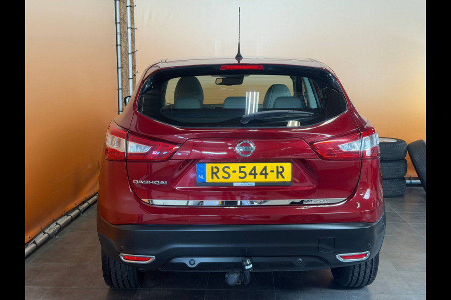 Nissan QASHQAI 1.2 Acenta lage km stand! | lmv 18 inch | leer/alcantara | trekhaak | cruise control