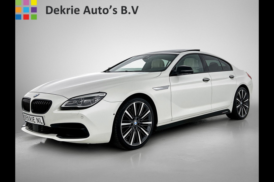 BMW 6 Serie Gran Coupé 313PK 640D Xdrive Euro6 High Executive Performance / Airco-ecc / Navi / schuif-Panorama dak / Leder / Pcc-camera / Apk nieuw