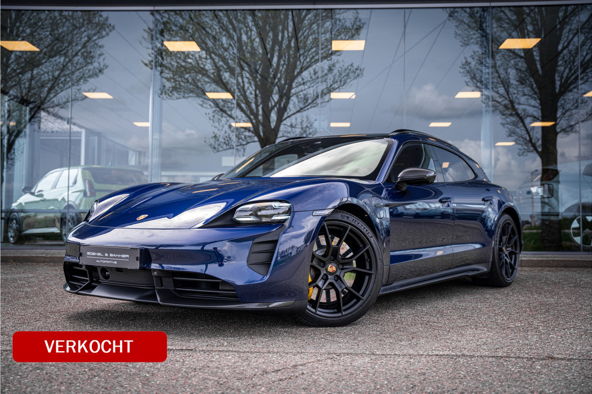 Porsche Taycan Sport Turismo GTS 93 kWh ** Carbon ** PSCB ** NP 198K ** NL auto!! Burmester ** Bijrijdersdisplay ** NAP!!