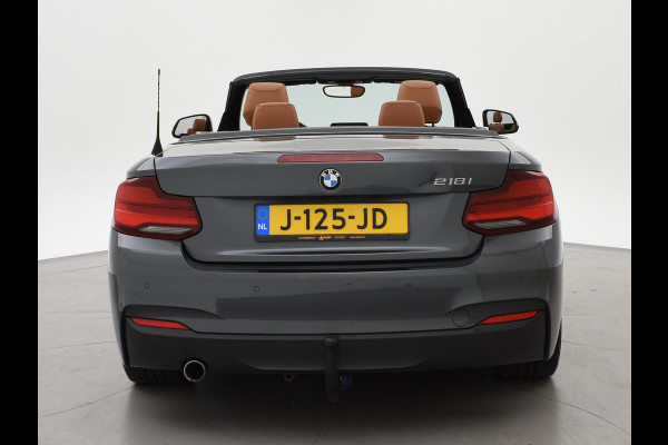 BMW 2 Serie Cabrio 218i AUT. M-SPORT HIGH EXECUTIVE + LEDER SPORTINTERIEUR | TREKHAAK