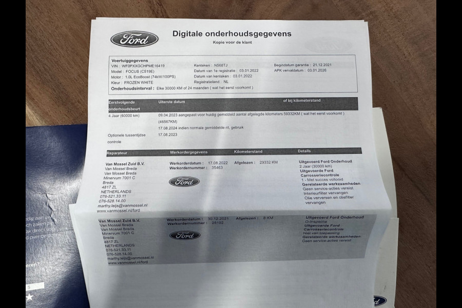 Ford FOCUS Wagon 1.0 EcoBoost Trend Edition Business