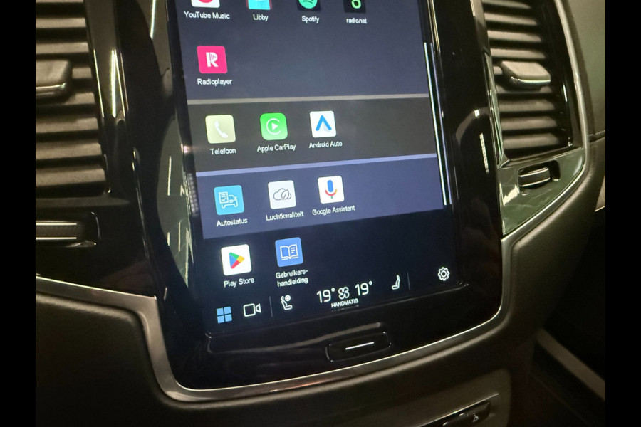 Volvo XC90 2.0 T8 Recharge AWD Ultimate Dark 7P LONG RANGE PANO/LUCHTV/B&W/STOELVENTILATIE/LEDER/H-UP/DAB/360CAM///