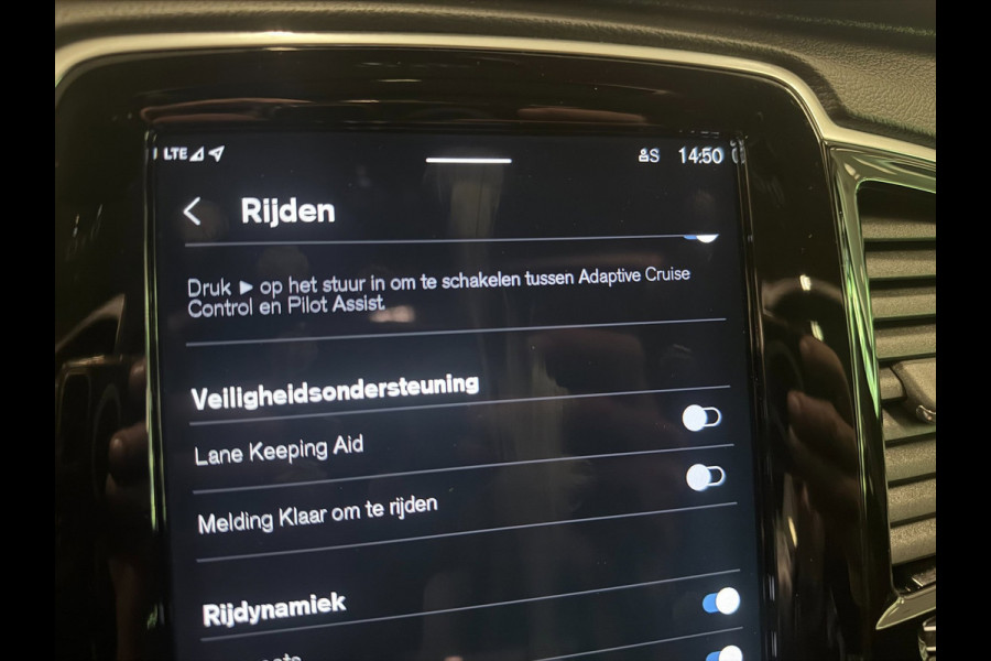 Volvo XC90 2.0 T8 Recharge AWD Ultimate Dark 7P LONG RANGE PANO/LUCHTV/B&W/STOELVENTILATIE/LEDER/H-UP/DAB/360CAM///