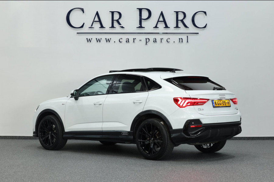 Audi Q3 Sportback 40 TFSI quattro S Edition 190+PK 3x S-LINE/LED/VIRTUAL/PANO/HALF LEDER+S.VERWARMING/20" LMV/ECC/12 MND GARANTIE!