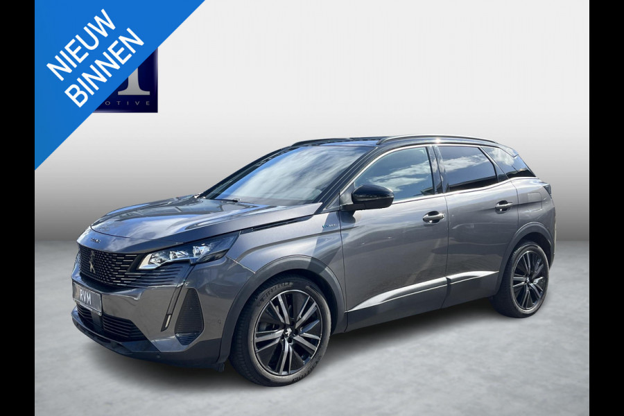 Peugeot 3008 1.6 HYbrid 225 GT Pack Business BLACK PACK | BOMVOL!! | ELKT. ACHTERKLEP | STOELVERWARMING | APPLECARPLAY | RIJKLAAR MET 12 MND BOVAG GARANTIE | ACHTERUITRIJ CAMERA | ADAP. CRUISE | DODE HOEK |