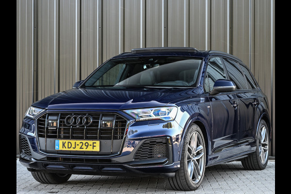 Audi Q7 55 TFSI e quattro Pro Line S | S-Seats | Soh 99.6% | Panoramdak | Bang&Olufsen | Head-up | Memory | Trekhaak | Luchtvering | 360 camera | Soft-close | Adaptive cruise