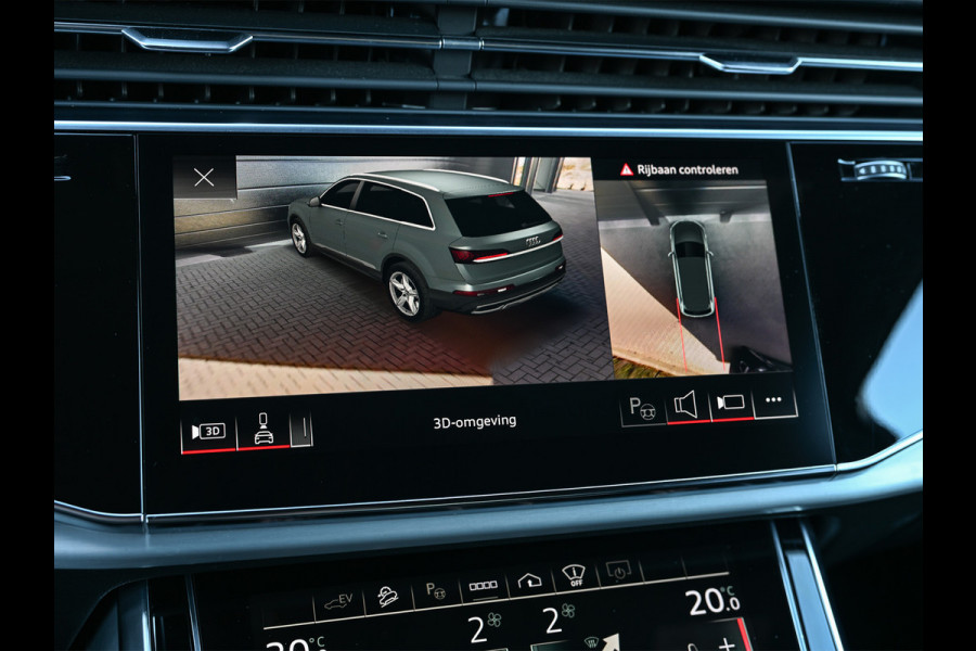 Audi Q7 55 TFSI e quattro Pro Line S | S-Seats | Soh 99.6% | Panoramdak | Bang&Olufsen | Head-up | Memory | Trekhaak | Luchtvering | 360 camera | Soft-close | Adaptive cruise